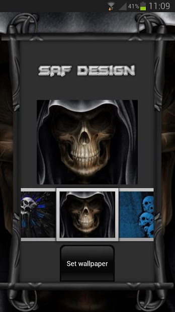 Next Launcher Skull Theme