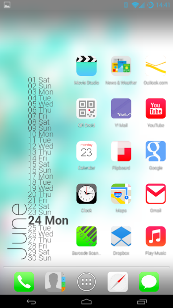 iOS7 for apex adw Nova theme