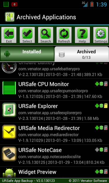 URSafe App Backup/Restore PRO