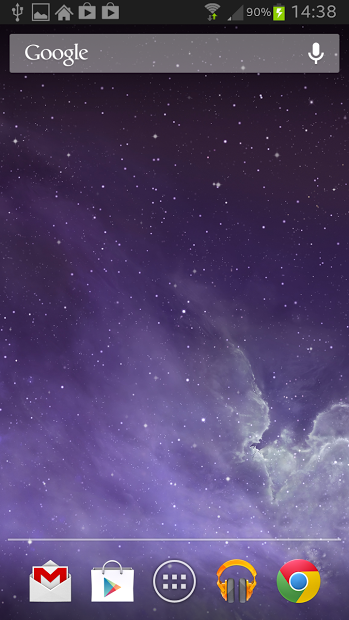 IOS7 Nebula Live Wallpaper