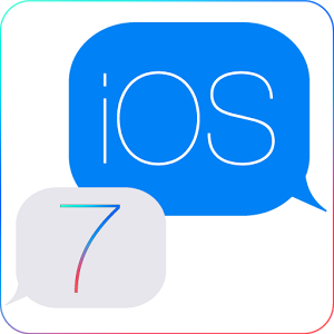 iOS 7 iPhone Go Sms Theme 2.4.1