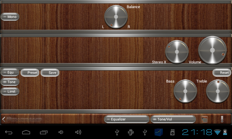 metal wood power amp skin