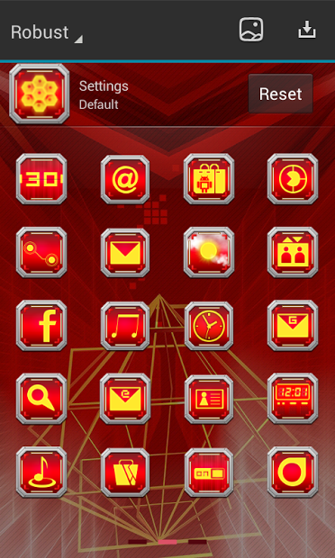 Neon Robust Next Launcher 3D