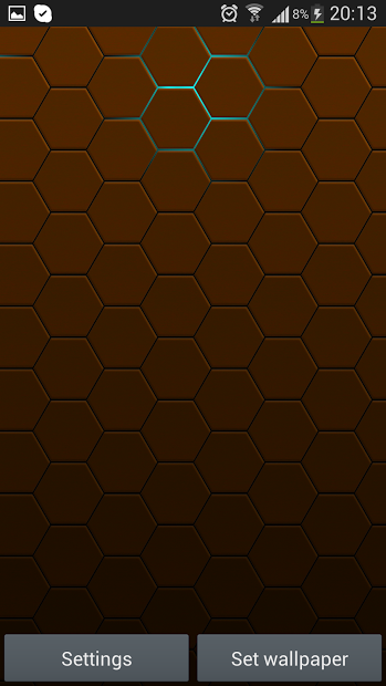 Honeycomb 2 LIve Wallpaper