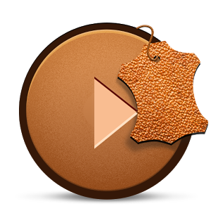 Poweramp Brown Leather Skin 1.0.1