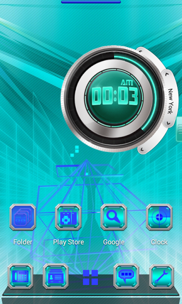 Robust [Neon Blue] Next Theme