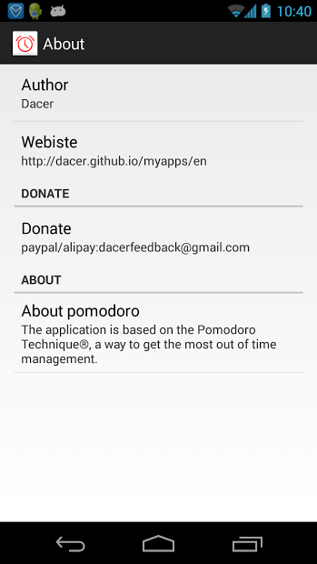 Simple Pomodoro