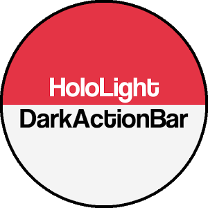 Dark ActionBar Red CM Theme 0.1