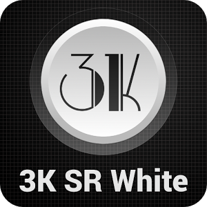 3K SR WHITE - Icon Pack 