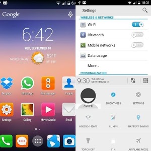 CM11 Huawei Ascend P7 theme 1.0.1