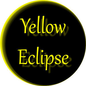 Yellow Eclipse Launcher Theme 1.0