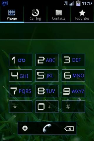 ICS 3D Blue - cm7 Theme