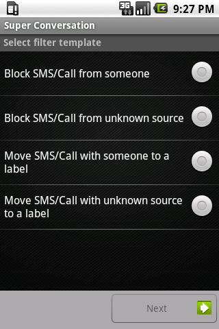 Private SMS & call