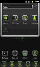 HiTech Green Theme Go Launcher