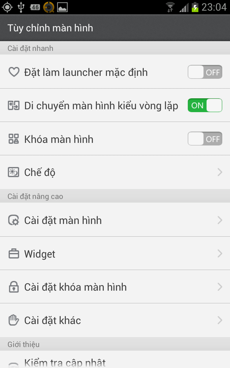 360launcher Việt hóa