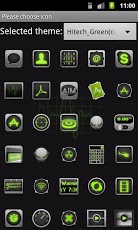 HiTech Green Theme Go Launcher