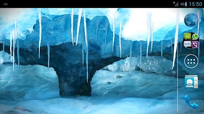 RealDepth Ice Cave LWP