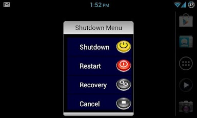 Shutdown Menu