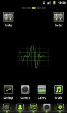 HiTech Green Theme Go Launcher