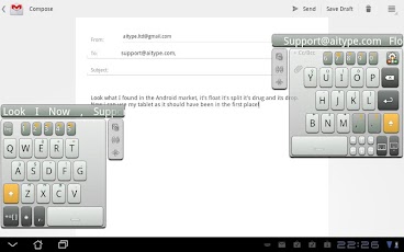 FloatNSplit Tablet Keyboard P