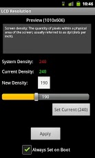 LCD Resolution (Root)