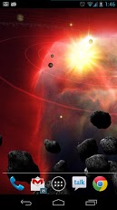 Asteroid Belt Live Wallpaper