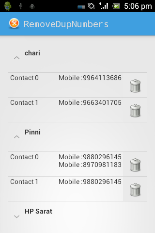 Duplicate Contacts & Utilities