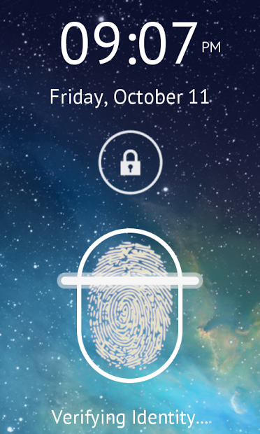 Fingerprint Scanner LockScreen