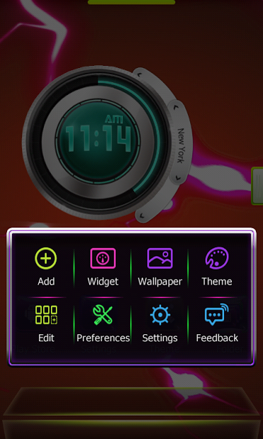 Colorful Sky Next Launcher 3D