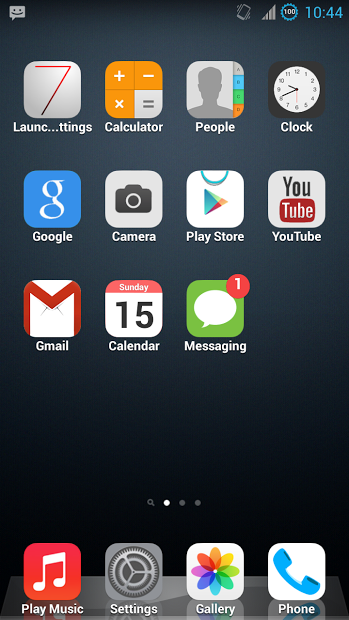 IOS 7 launcher from Ashron