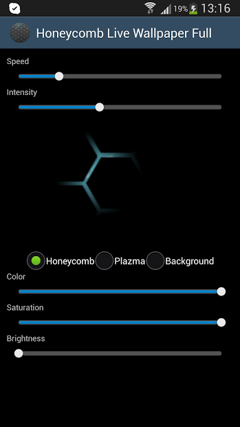 Honeycomb Live Wallpaper