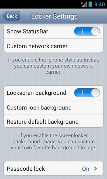 iPhone Screen Locker