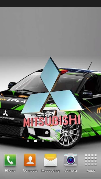 3D MITSUBISHI Logo HD LWP