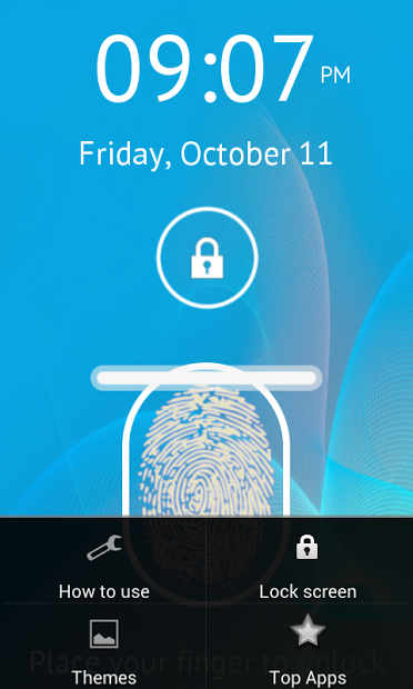 Fingerprint Scanner LockScreen