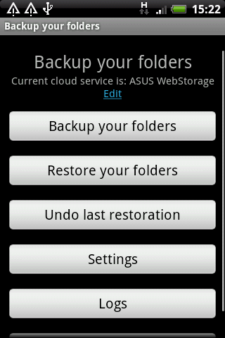 Backup your folders
