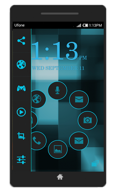 SL Carbon Cyan Theme