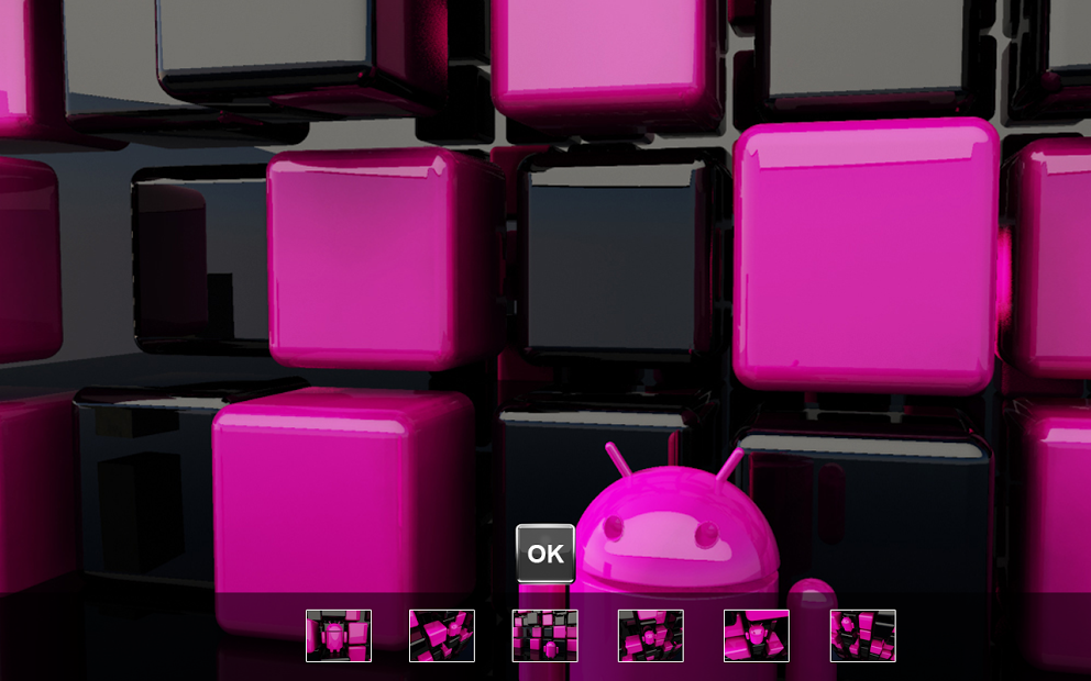 pink magic NEXT launcher theme