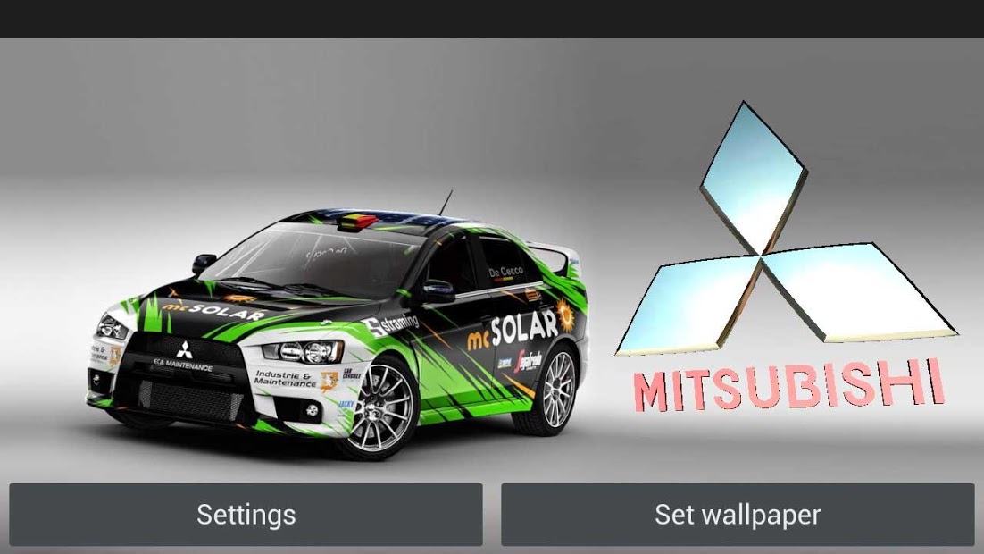 3D MITSUBISHI Logo HD LWP