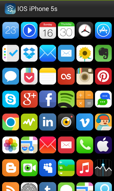 iPhone 5s IOS7 GSLTHEME SL