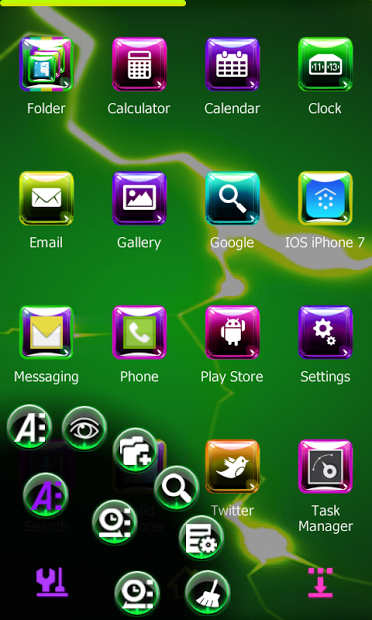 Colorful Sky Next Launcher 3D