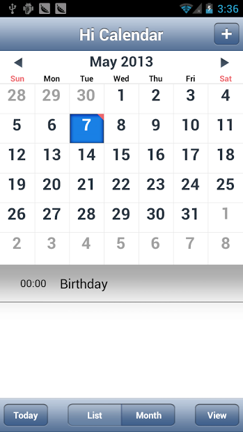 Hi Calendar