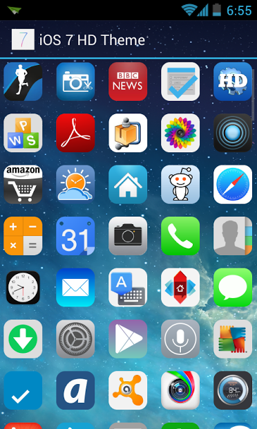 iOS 7 HD Apex / Nova Theme