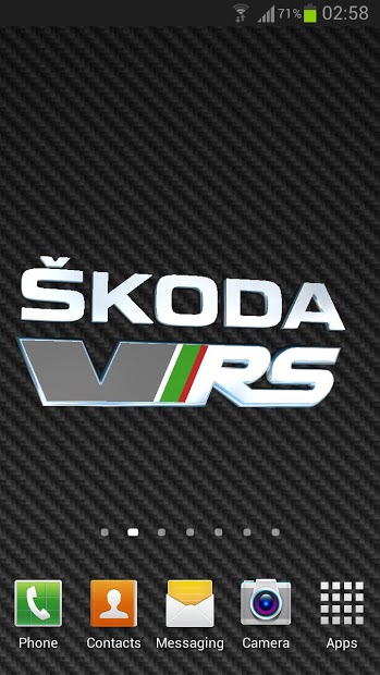 3D SKODA Logo HD LWP