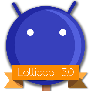 Lollipop 5.0 DarkBlue Theme two.d