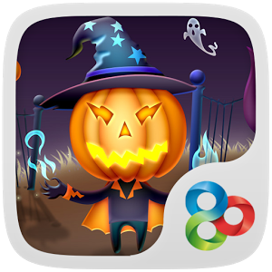 Pumpkin head GO Launcher Theme 1.0