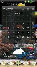 Aquarium GO Launcher EX Theme