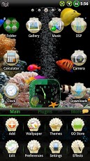 Aquarium GO Launcher EX Theme