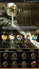 Black Knight GO Launcher Theme