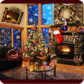 Christmas Fireplace LWP 1.019