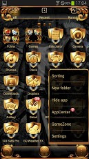 Black Knight GO Launcher Theme